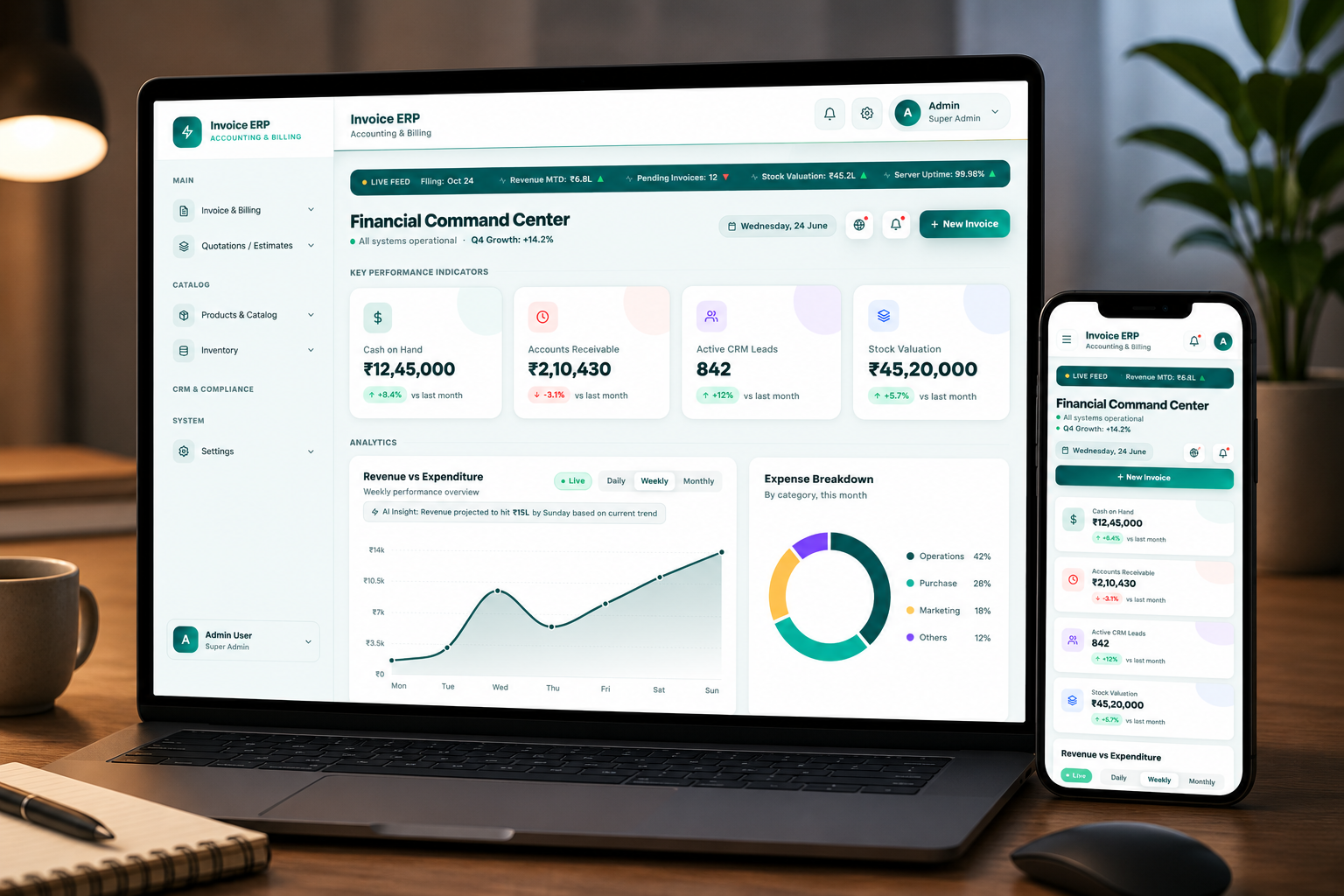 SaaS Dashboard